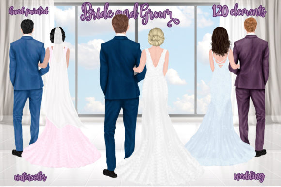 Bride and Groom Clipart: A Designer's Secret Weapon