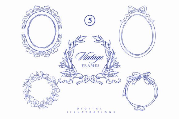 Elegant Frames for Wedding Stationery