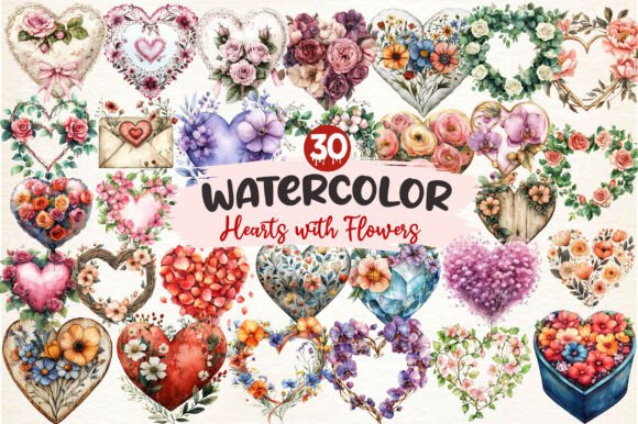 Enchanting Floral Heart Clipart for Every Occasion