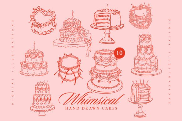 The Coquette Wedding Birthday Cake Bundle: Sweet Design for Every Occasion